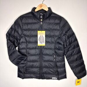 Eddie Bauer NWT Black Packable Down Jacket Women's M 650 fill